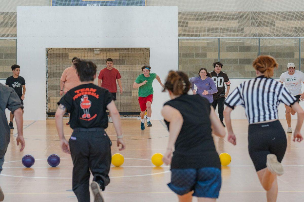 Another game begins as the players gracefully run toward the center line.