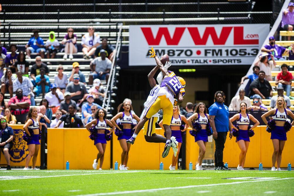 PHOTOS: LSU Football White Beats Purple in Spring Game