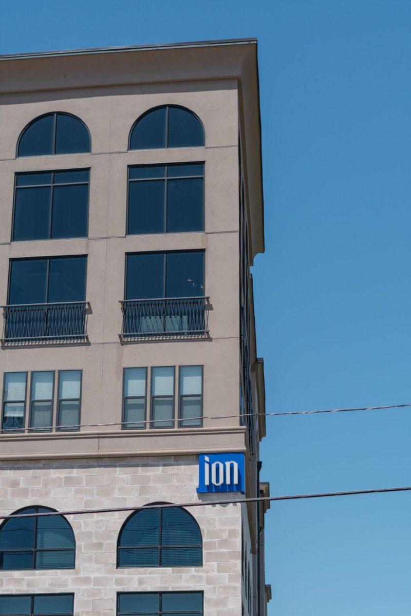 The Ion Baton Rouge stands tall on Sunday, April 3, 2022, on West Chimes Street near LSU&#8217;s campus.