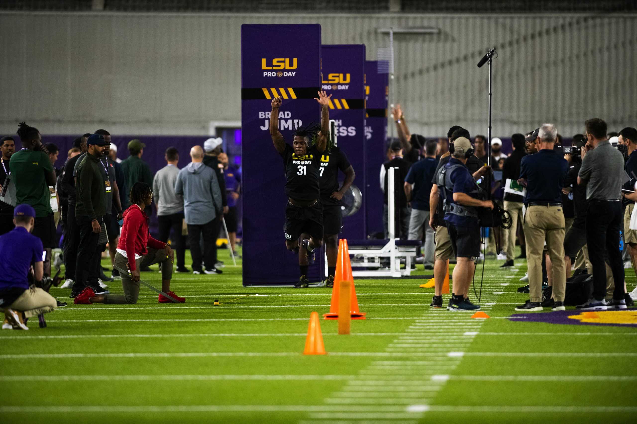 PHOTOS: NFL scouts and coaches take a look at NFL draft-eligible LSU players