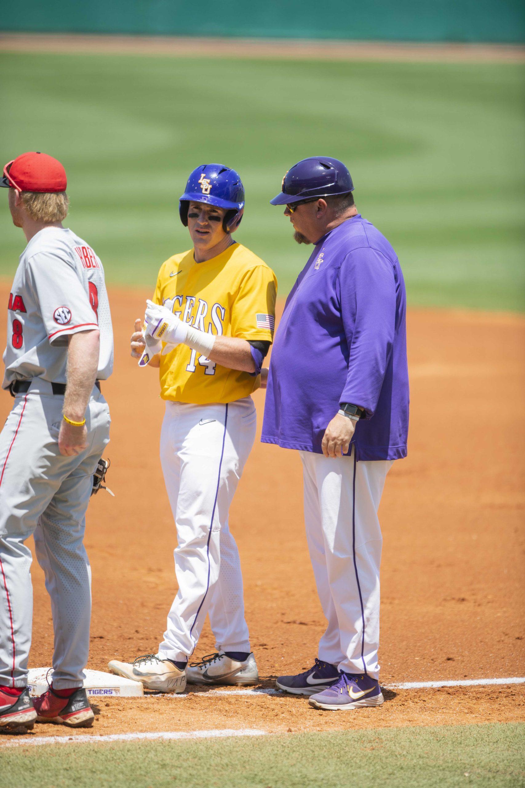 PHOTOS: LSU baseball rallies in the bottom of the ninth for a walk off win against Georgia