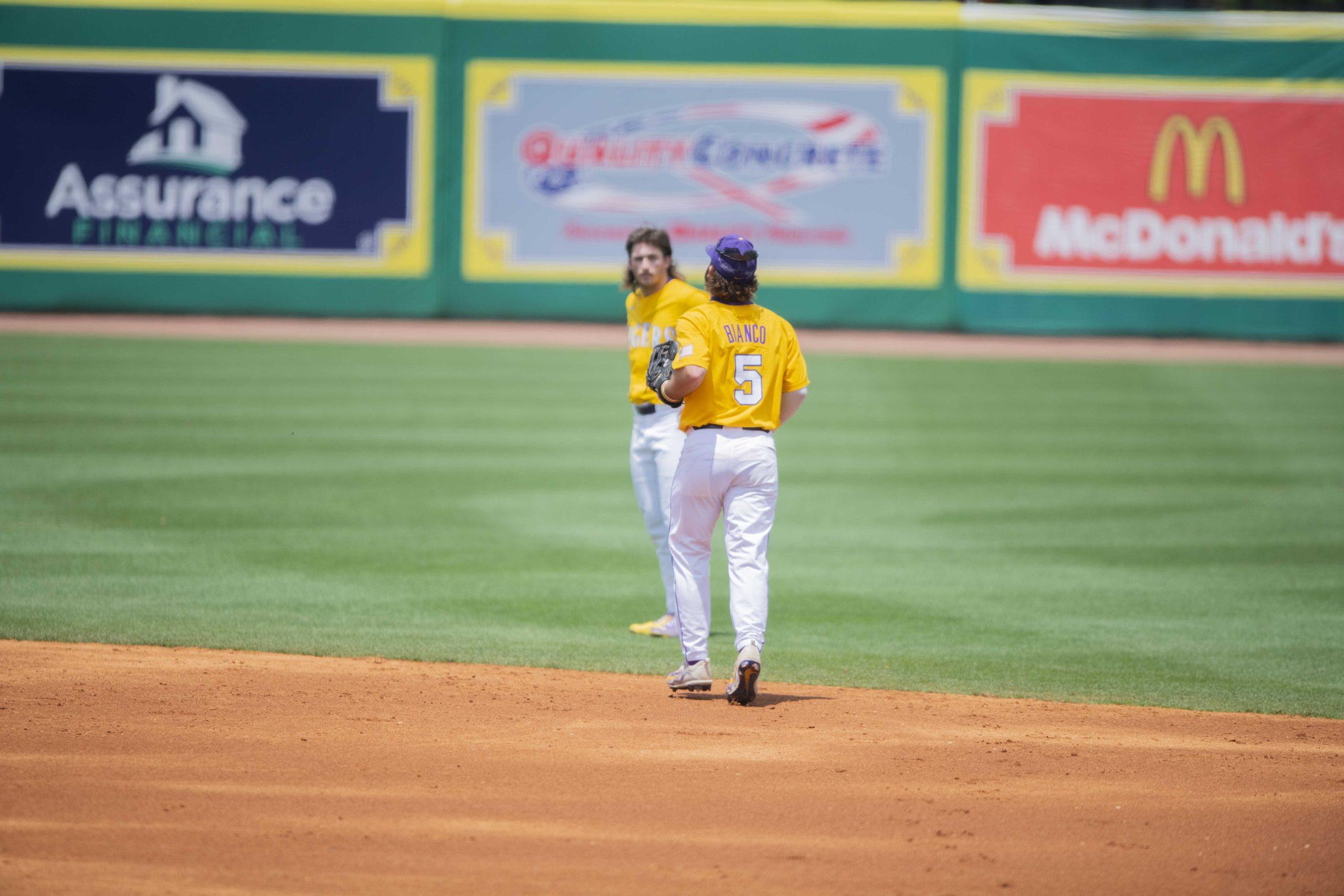 PHOTOS: LSU baseball rallies in the bottom of the ninth for a walk off win against Georgia