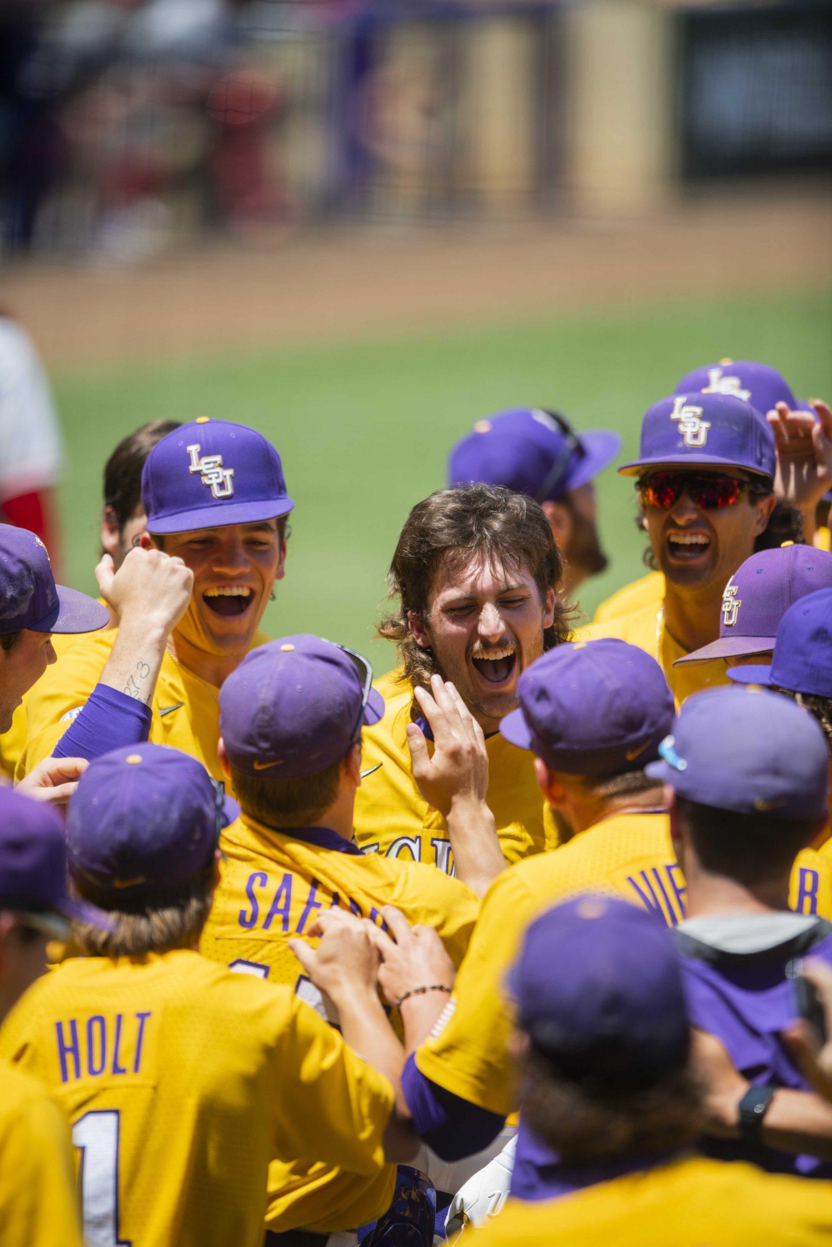 PHOTOS: LSU baseball rallies in the bottom of the ninth for a walk off win against Georgia