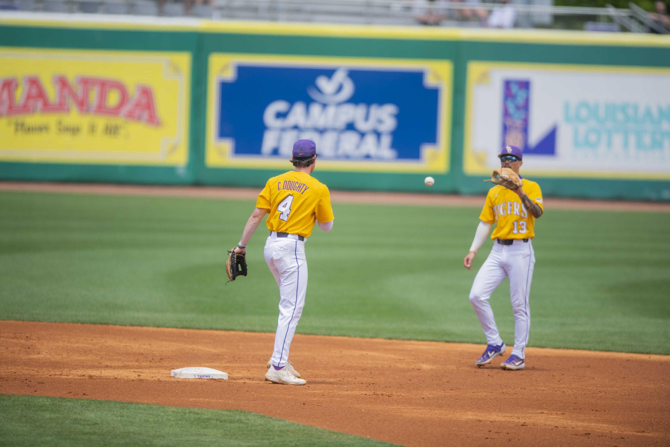 PHOTOS: LSU baseball rallies in the bottom of the ninth for a walk off win against Georgia