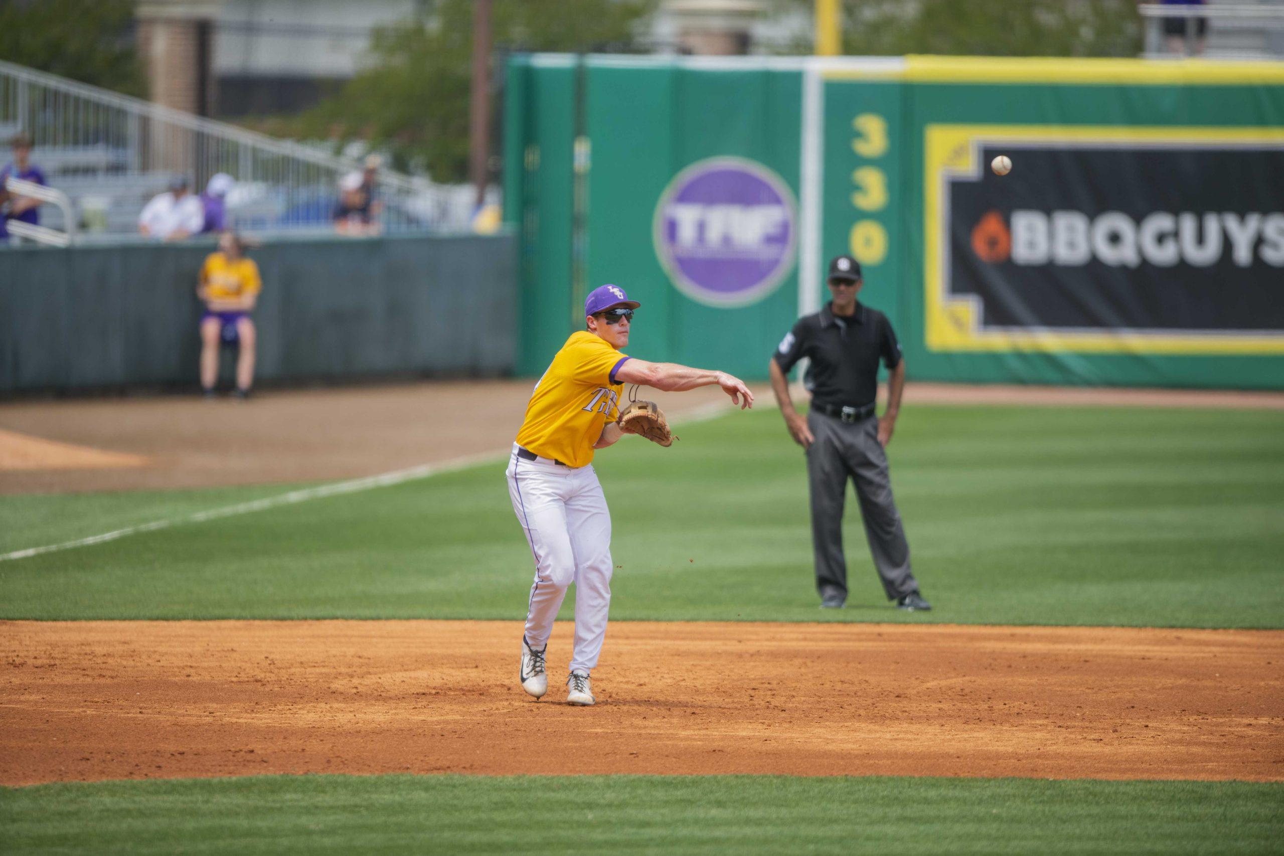 PHOTOS: LSU baseball rallies in the bottom of the ninth for a walk off win against Georgia