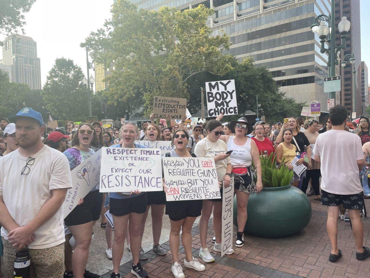 Hundreds rallied in New Orleans on Friday to protest the overturning of Roe v. Wade, which caused Louisiana's trigger laws to go into effect, immediately banning most abortions in Louisiana&#160;