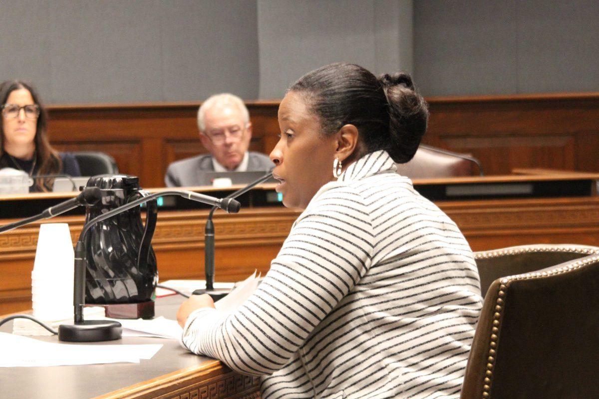 A House committee advanced a bill sponsored by Sen. Katrina Jackson that would increase criminal penalties for abortion providers. Photo credit: Alex Tirado/LSU Manship School News Service&#160;