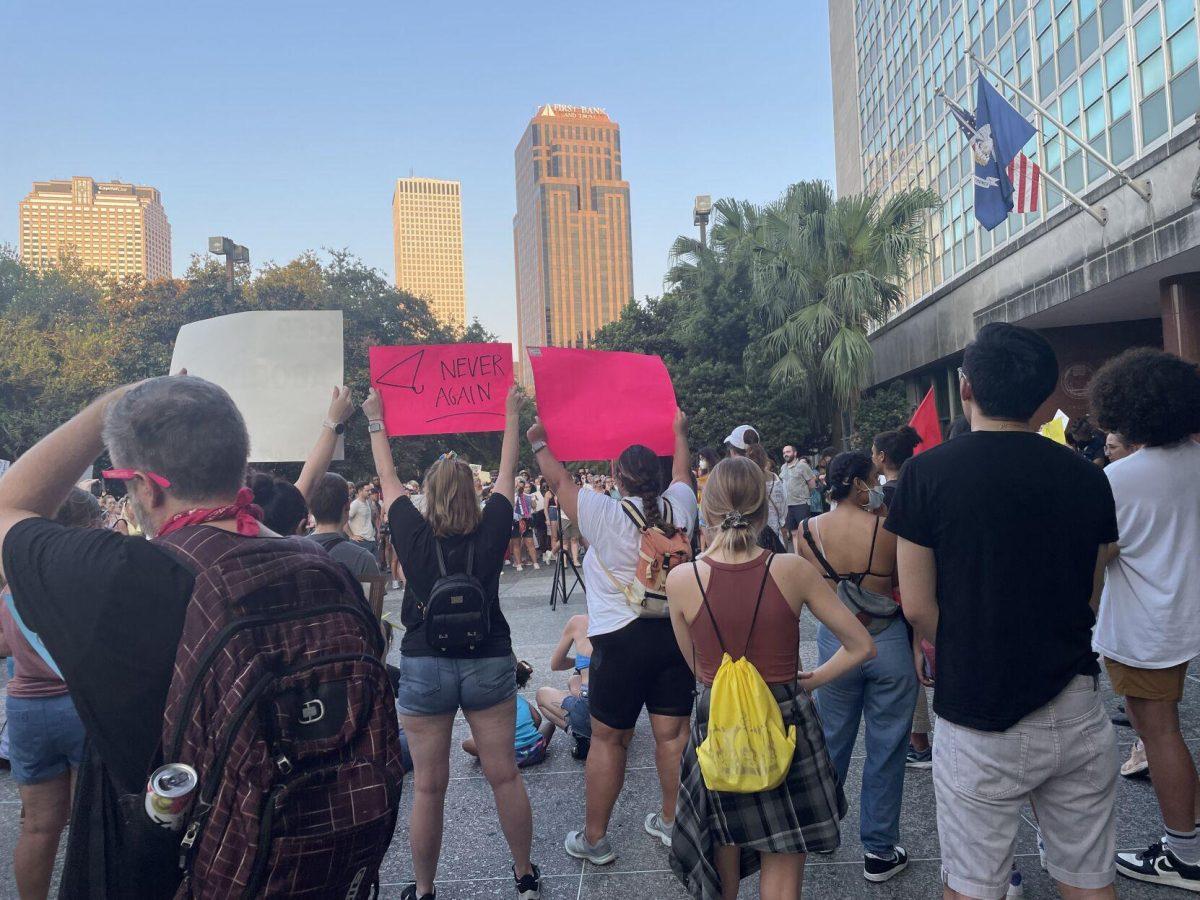 Hundreds rallied in New Orleans on Friday to protest the overturning of Roe v. Wade, which caused Louisiana's trigger laws to go into effect, immediately banning most abortions in Louisiana&#160;