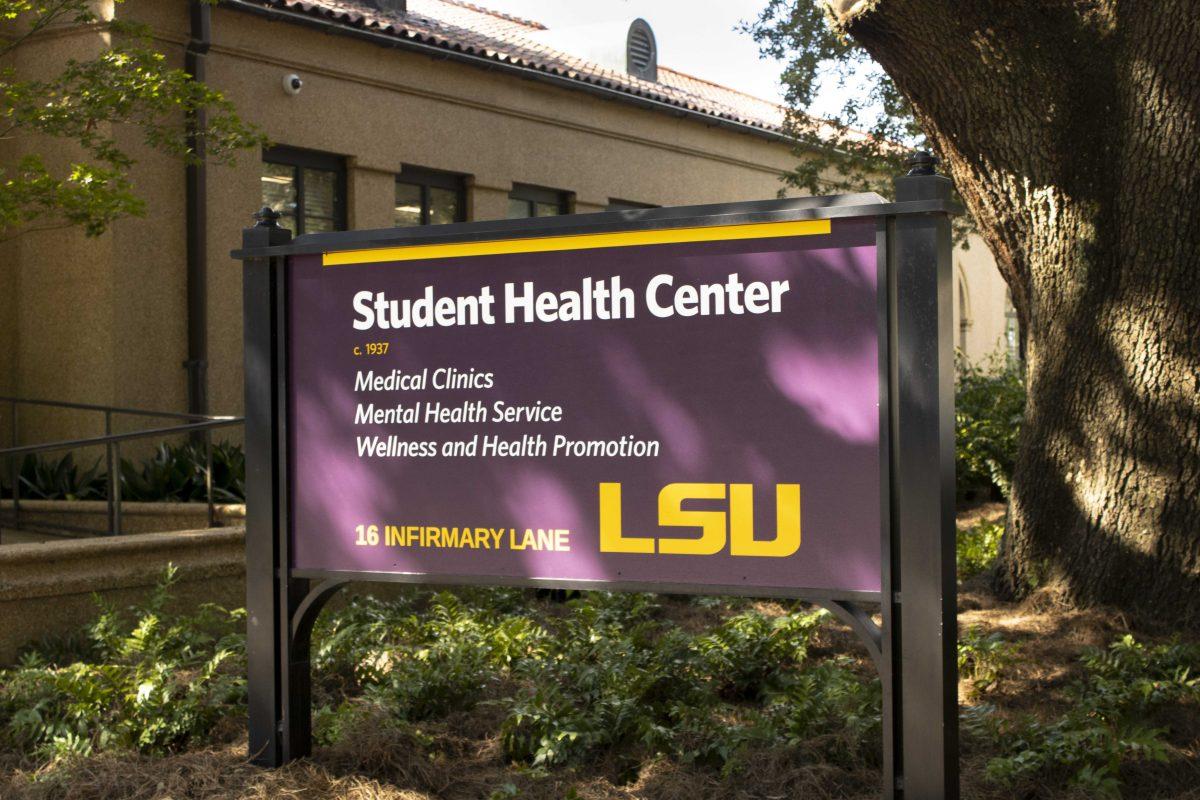 The Student Health Center informs students on what services are avaliable Thursday, Oct. 7, 2021, on 16 Infirmary Lane at LSU's campus.