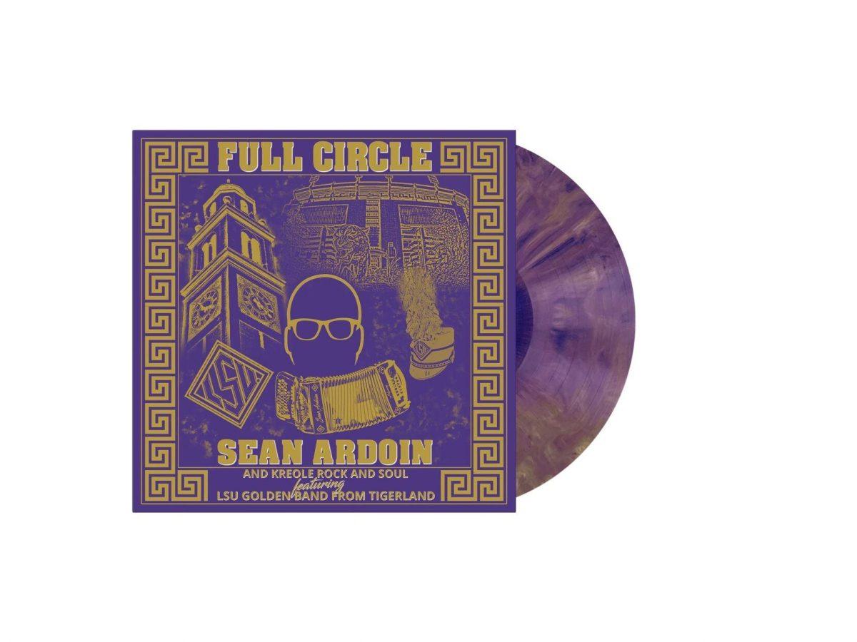 The album art for "Full Circle," Sean Ardoin's collaborative project with the LSU Tiger Band.