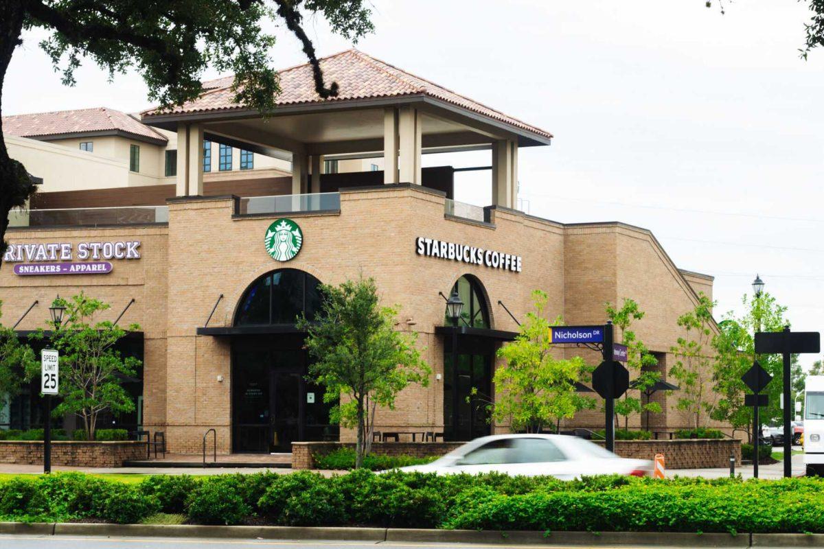 The Nicholson Gateway Starbucks sits Tuesday, Aug. 23, 2022, on Nicholson Drive in Baton Rouge, La.