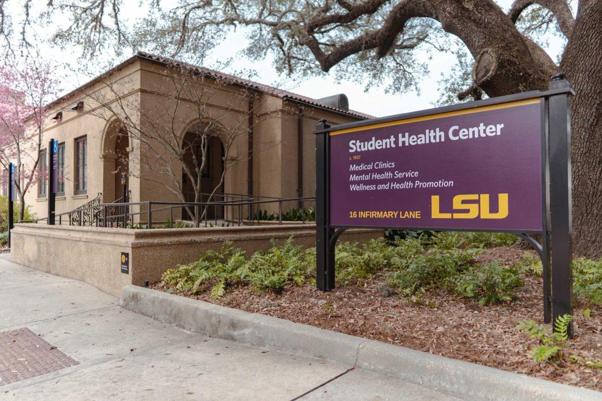 The LSU Student Health Center sits open on Thursday, March 3, 2022, on Infirmary Lane in Baton Rouge, La.