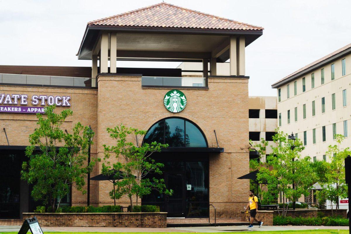 The Nicholson Gateway Starbucks sits Tuesday, Aug. 23, 2022, on Nicholson Drive in Baton Rouge, La.