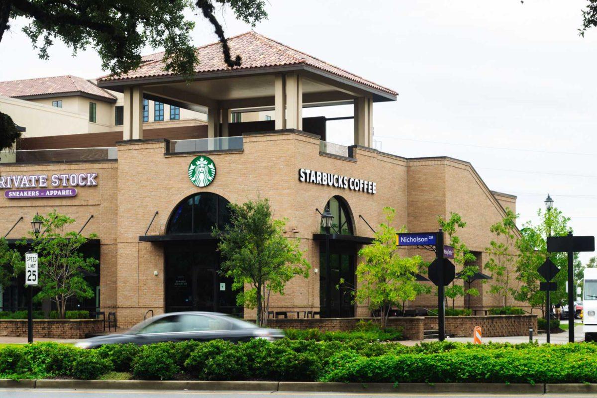 The Nicholson Gateway Starbucks sits Tuesday, Aug. 23, 2022, on Nicholson Drive in Baton Rouge, La.