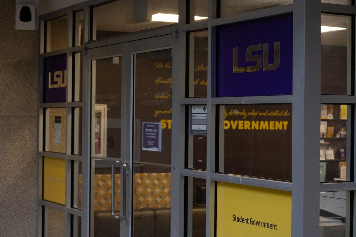 The Student Government office sits Tuesday, Aug. 23, 2022, in the LSU student union at LSU.
