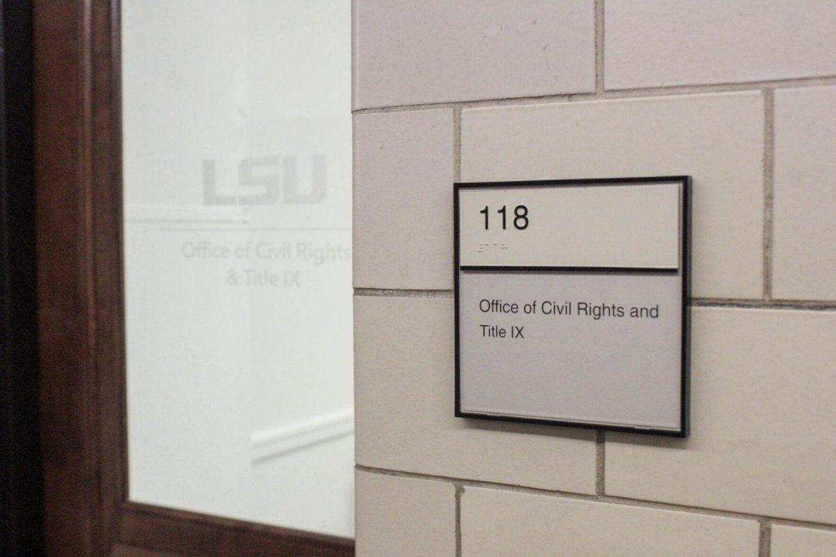 The Office of Civil Rights &amp; Title IX photographed on Wednesday, Aug. 31st, 2022, in Himes Hall room 118 on LSU's campus in Baton Rouge, La.