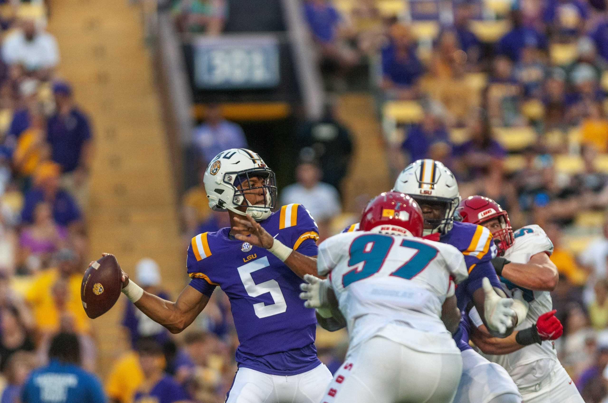 PHOTOS: LSU football shuts out New Mexico 38-0