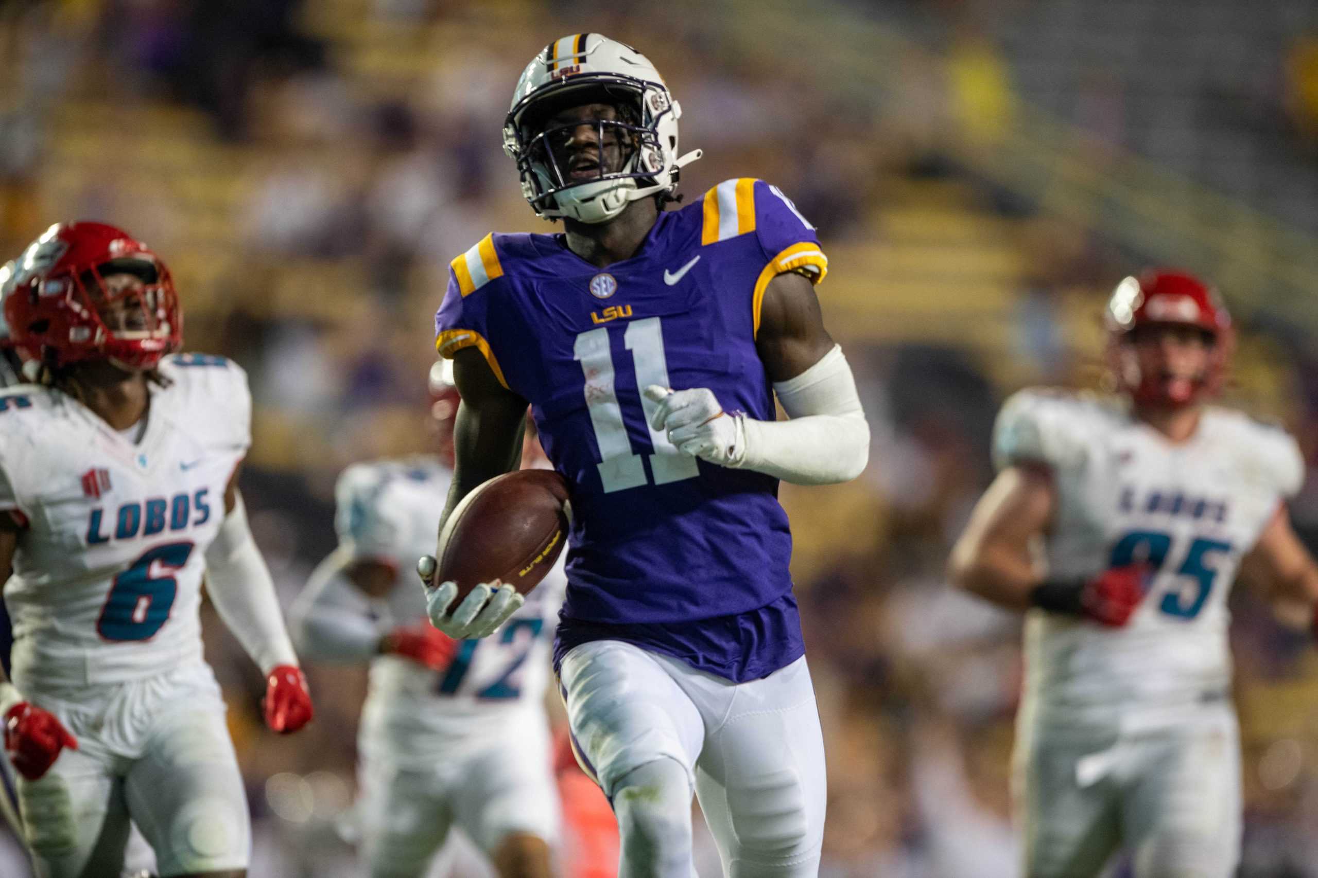 PHOTOS: LSU football shuts out New Mexico 38-0