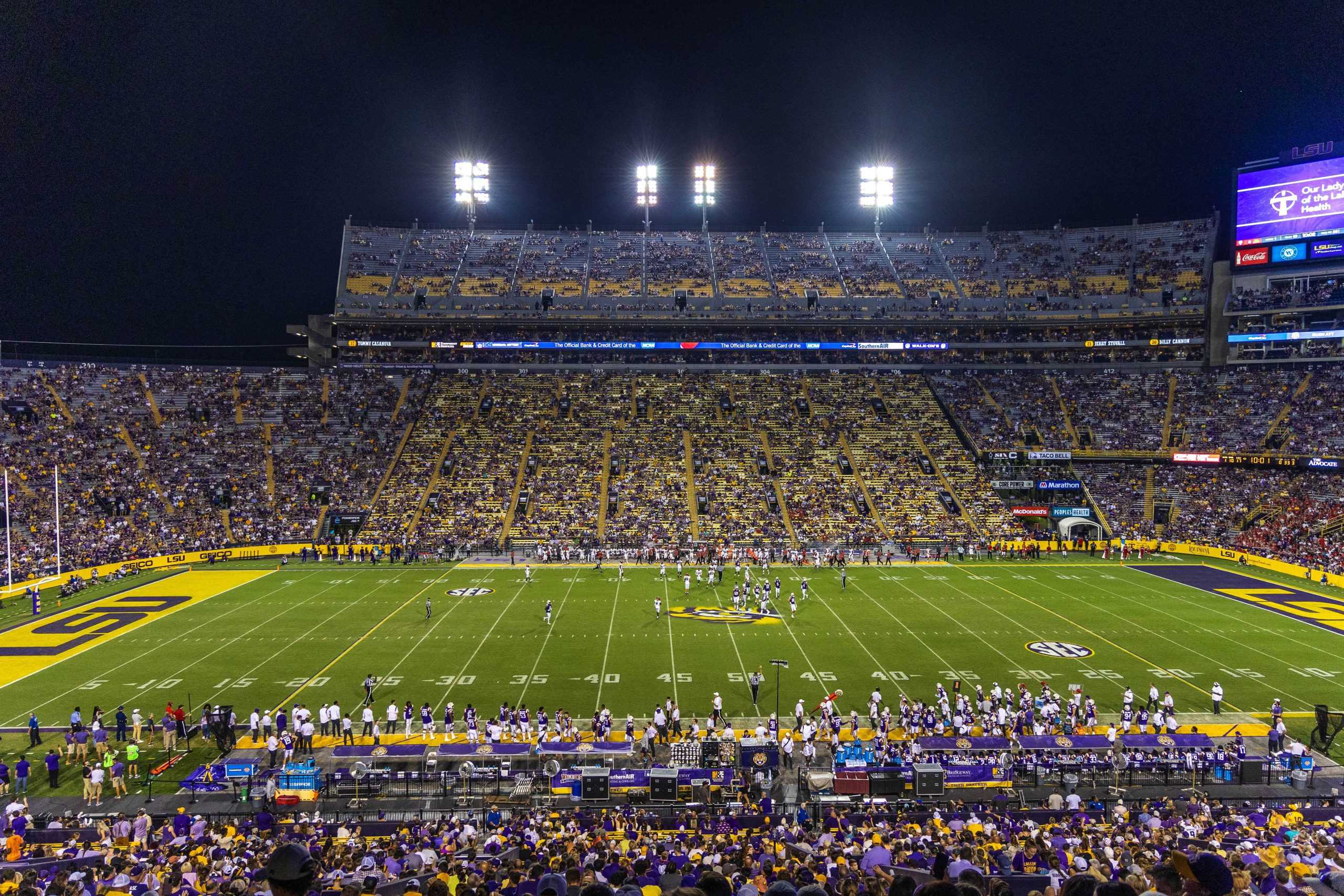 PHOTOS: LSU football shuts out New Mexico 38-0