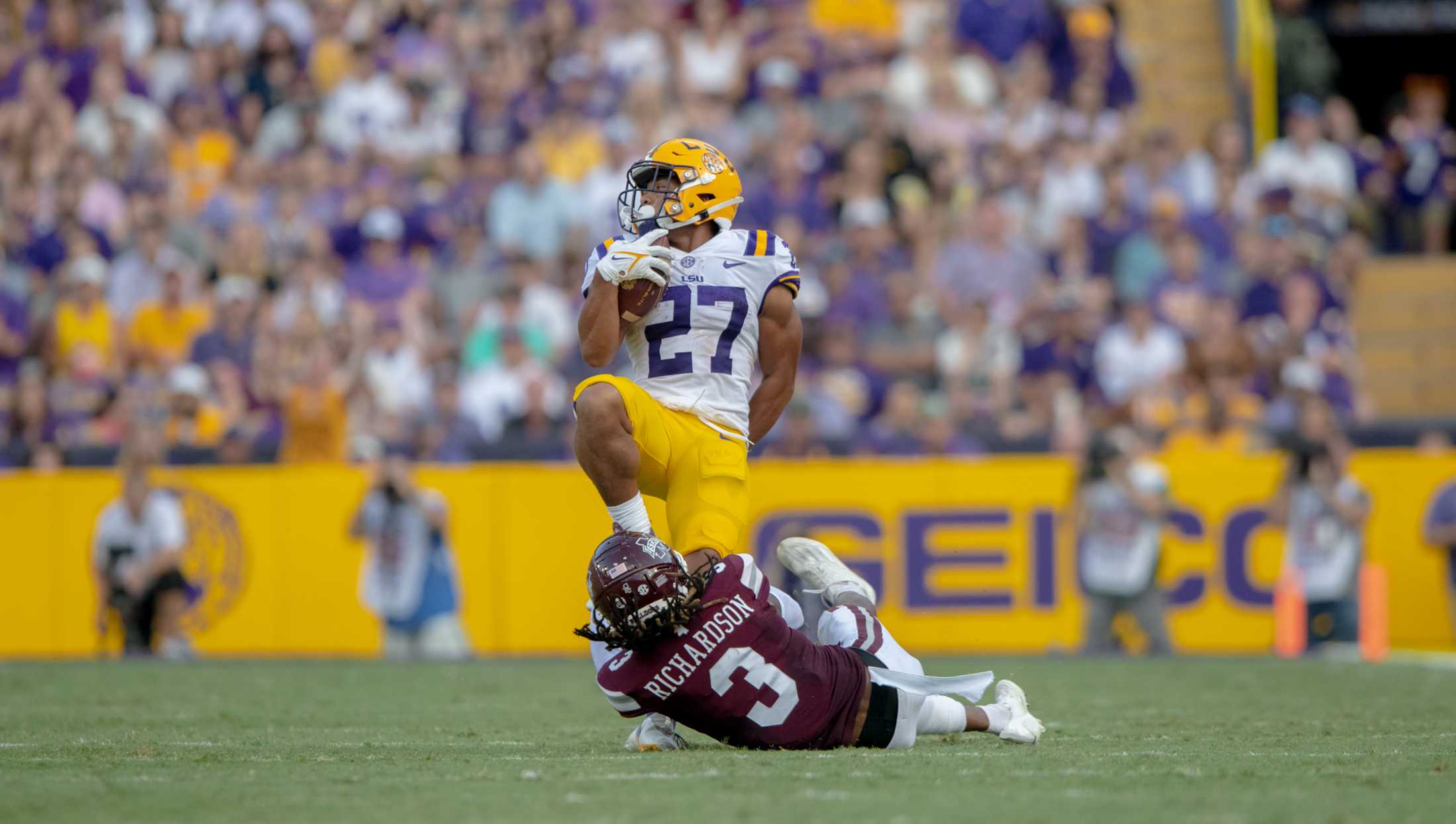 PHOTOS: LSU Football comes back to defeat Mississippi State 31-16