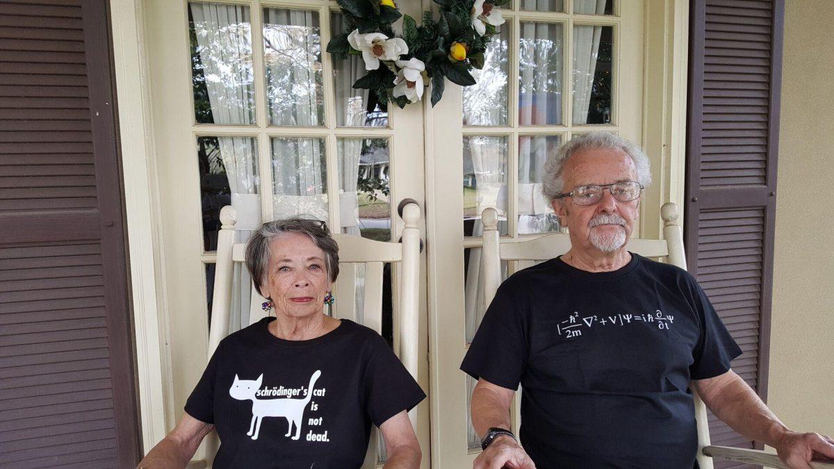 E. Ward Plummer with his wife Betty Plummer.