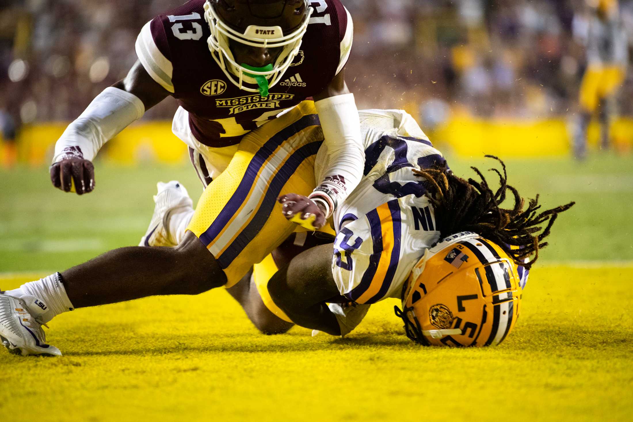 PHOTOS: LSU Football comes back to defeat Mississippi State 31-16