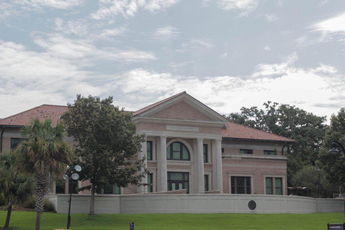 The Journalism Building sits atop Victory Hill on Thursday, Sept. 8, 2022, on N. Stadium Drive, in Baton Rouge, La.