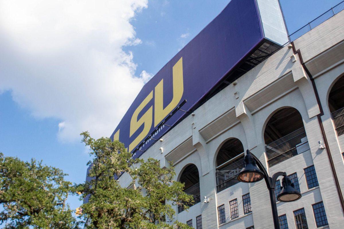 LSU Tiger Stadium stands tall on Saturday, Sept. 24, 2022, on North Stadium Drive.