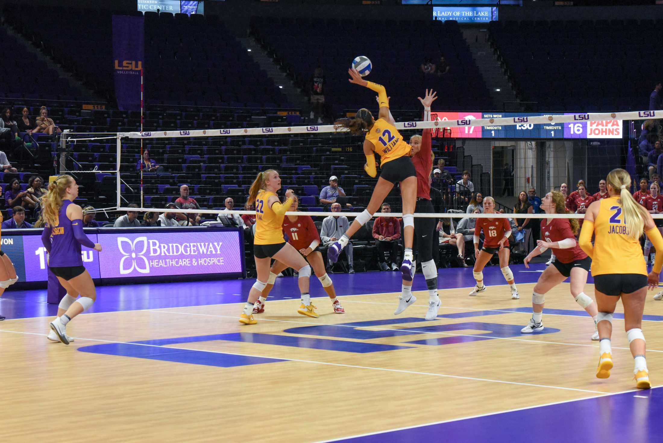 PHOTOS: LSU volleyball defeats Arkansas in SEC opener