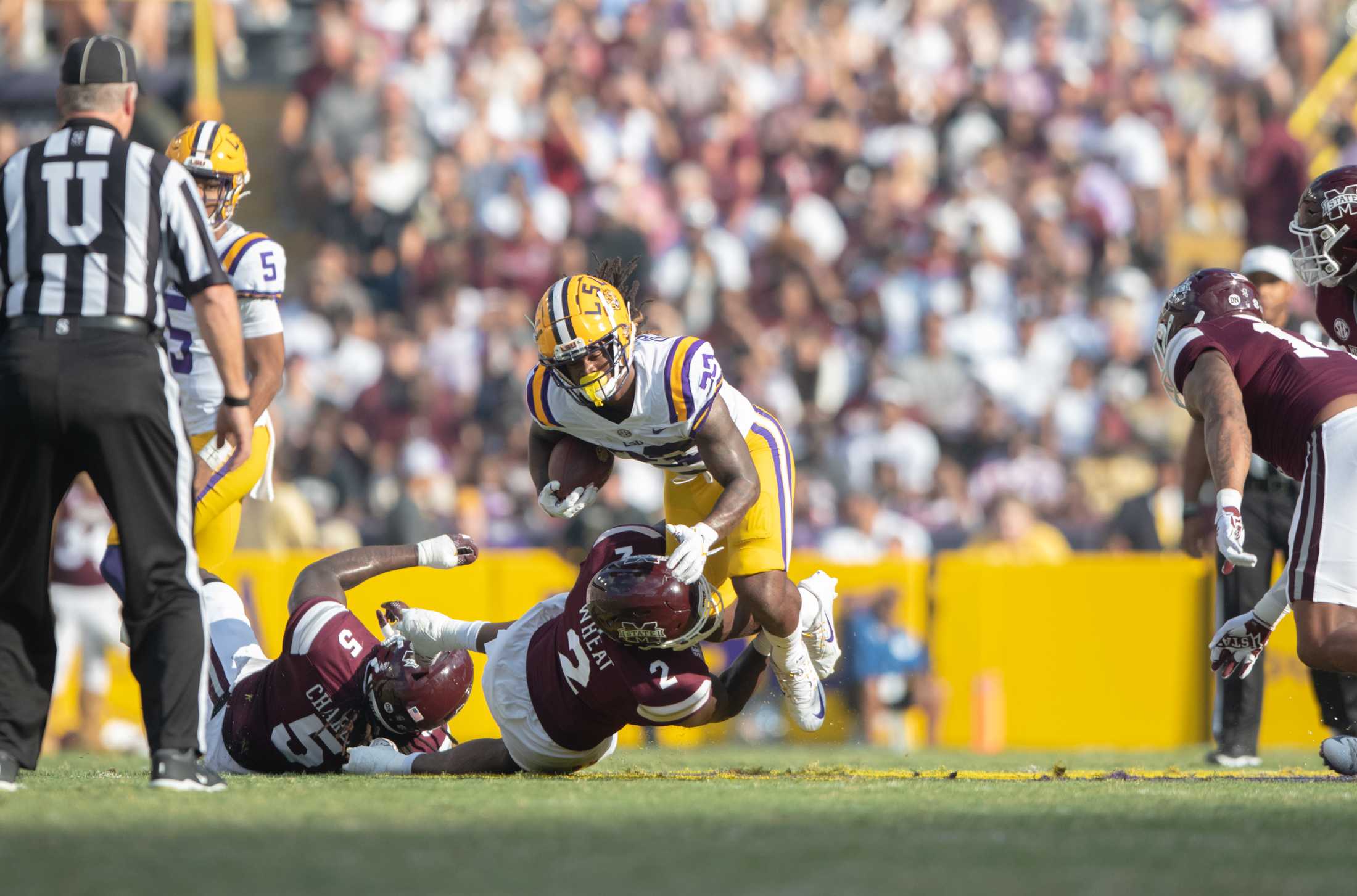 PHOTOS: LSU Football comes back to defeat Mississippi State 31-16