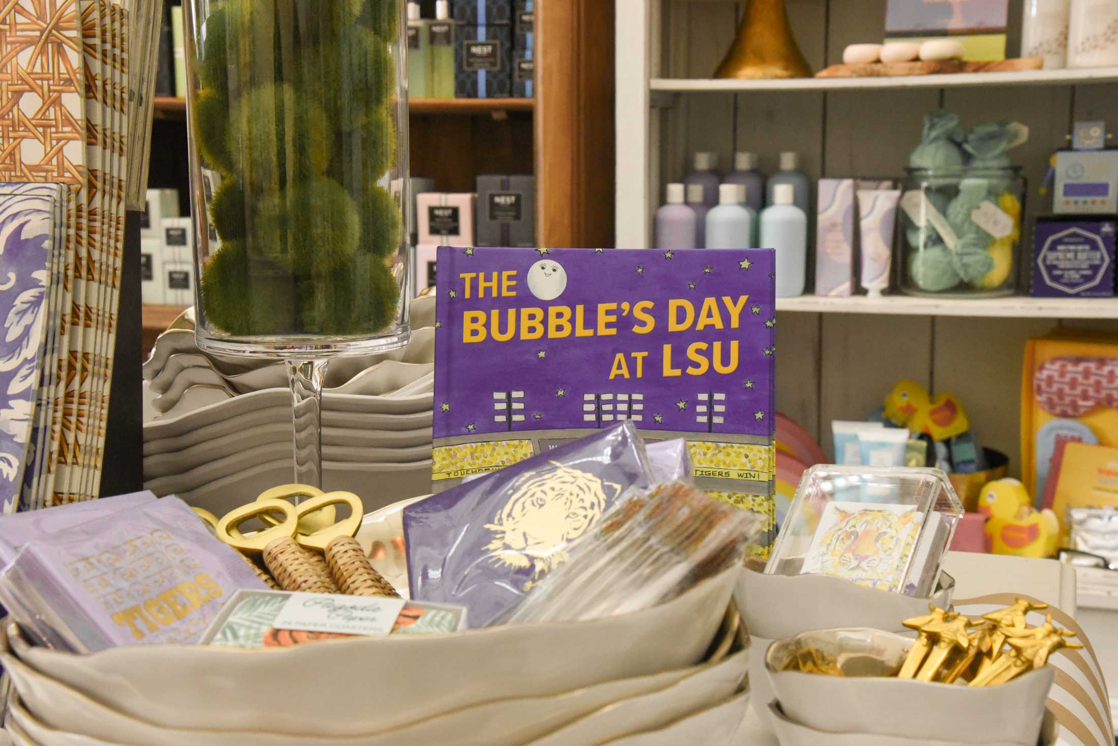 'Representing purple and gold': two Baton Rouge boutiques gear up for football season