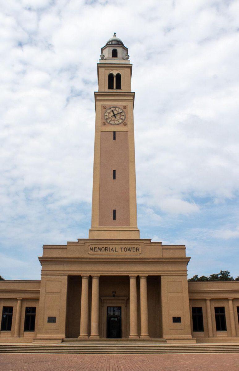 Memorial Tower stands tall on Thursday, Sept. 8th, 2022, on LSU's Campus.