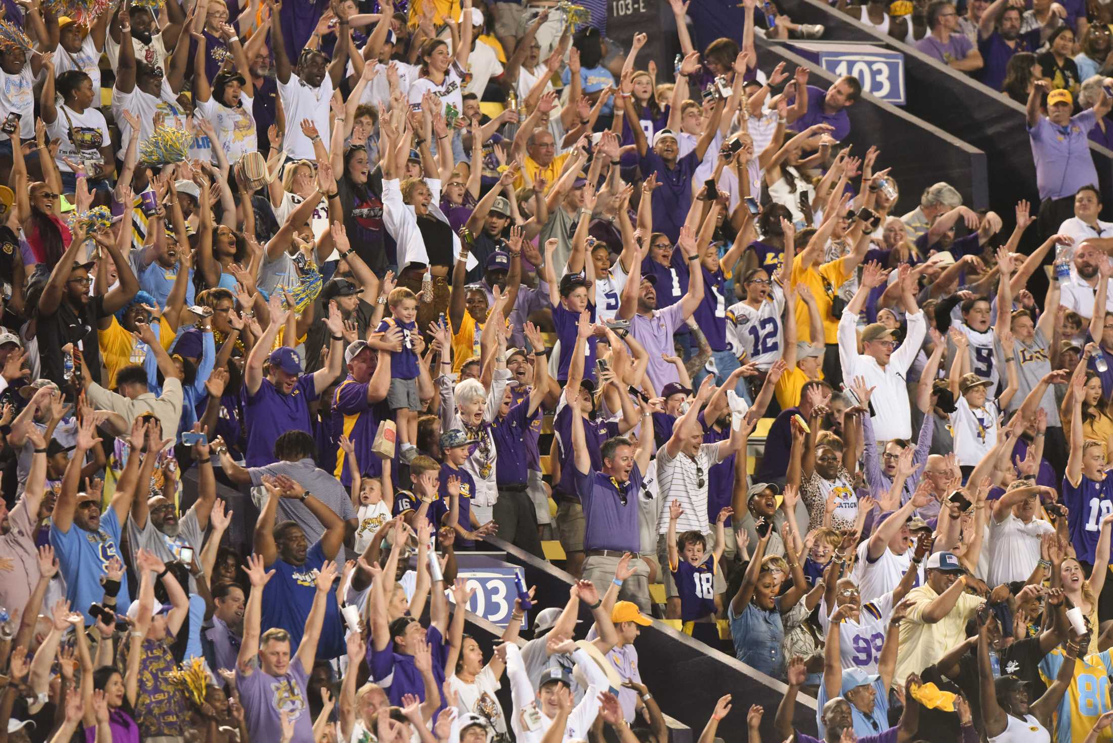 PHOTOS: LSU defeats Southern 65-17 in first ever matchup