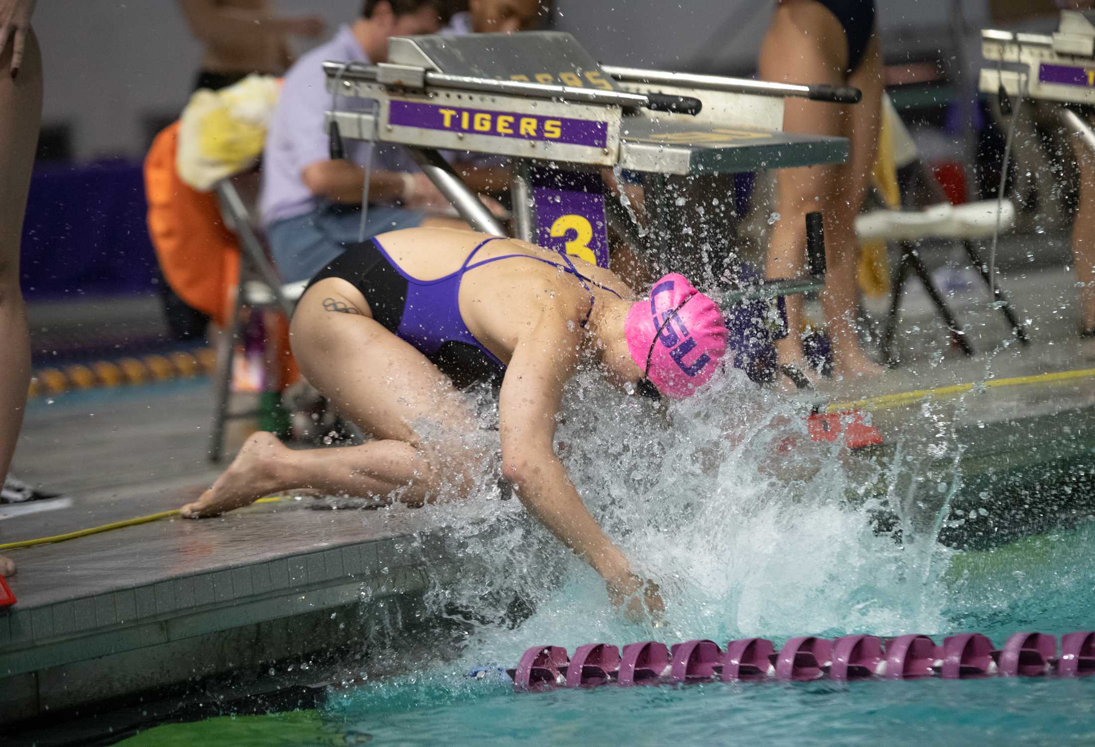 PHOTOS: LSU swim falls to Auburn