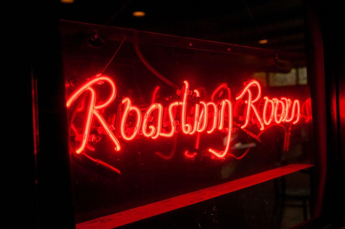 A neon sign reads "Roasting Room"&#160;on Tuesday, Oct. 4, 2022,&#160;at Garden District Coffee on Perkins Road in Baton Rouge, La.