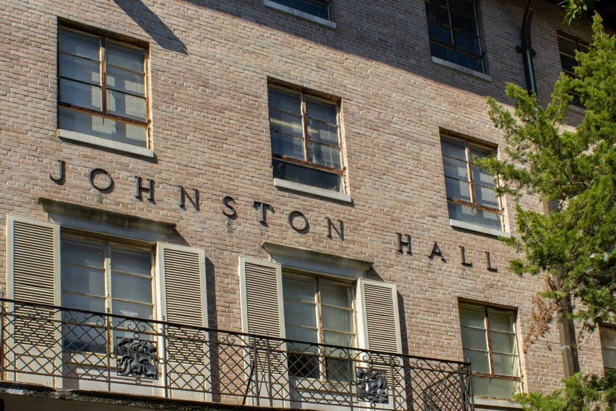 Johnston Hall sits Friday, Sept. 30, 2022, on LSU's campus in Baton Rouge, La.