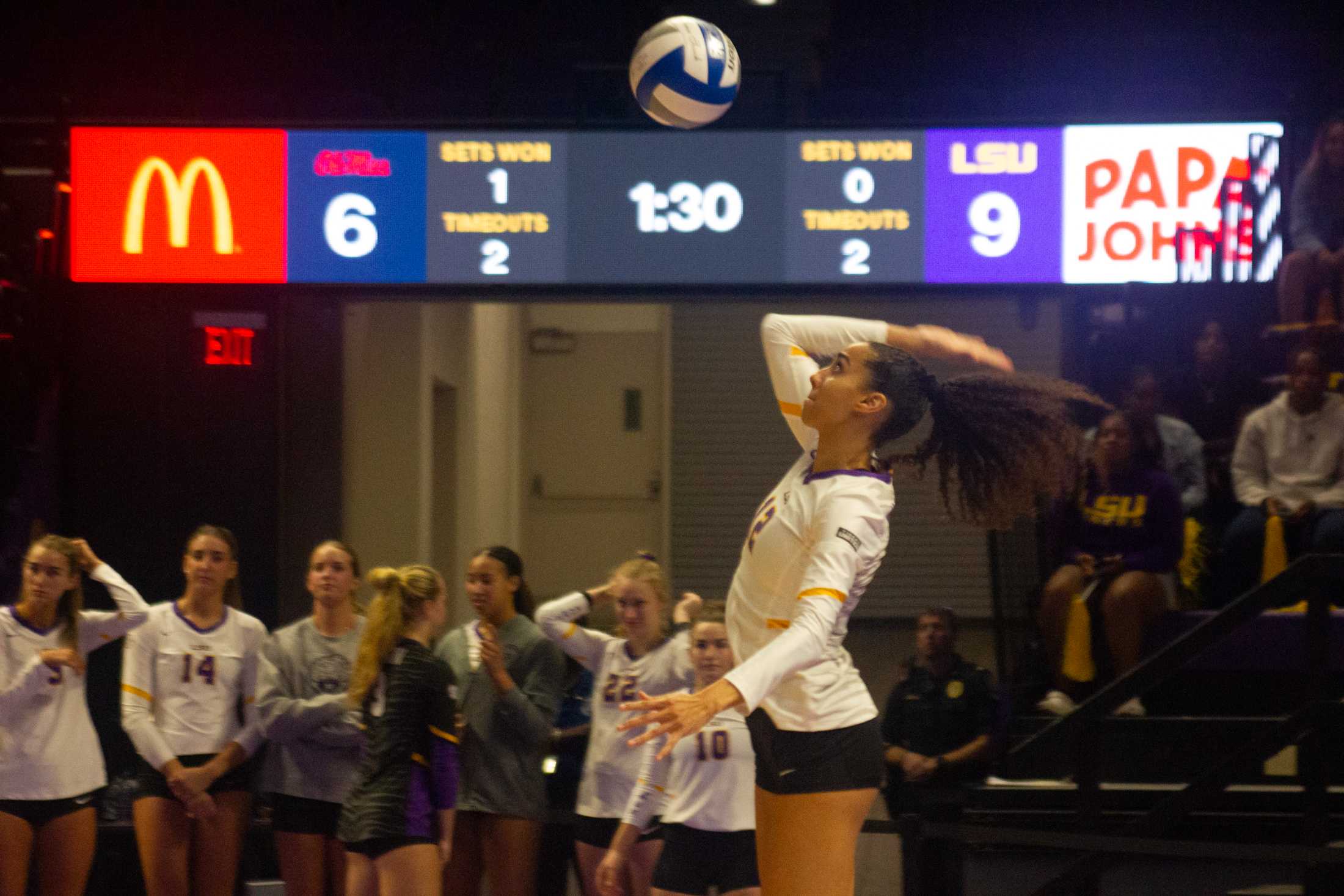 PHOTOS: Volleyball splits series 1-1 against Ole Miss