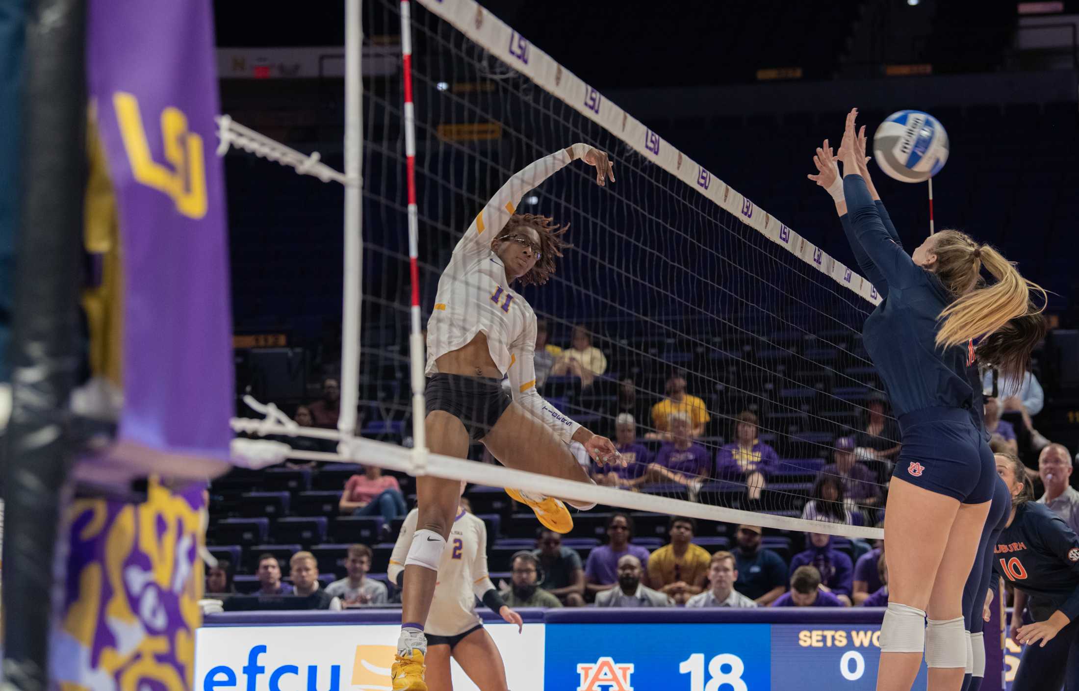 PHOTOS: LSU volleyball defeats Auburn 3-2