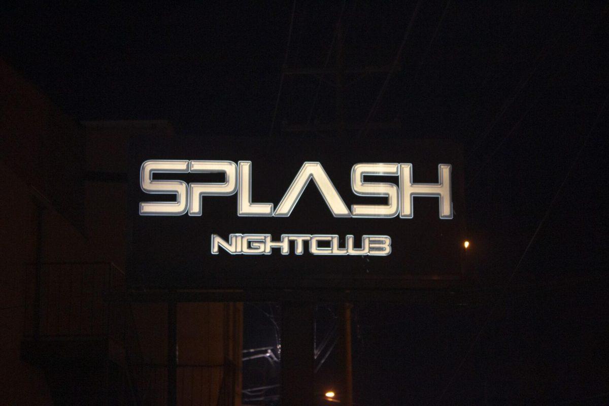 The sign glows on Saturday, Oct. 8, 2022, at Splash Nightclub on Highland Road in Baton Rouge, La.