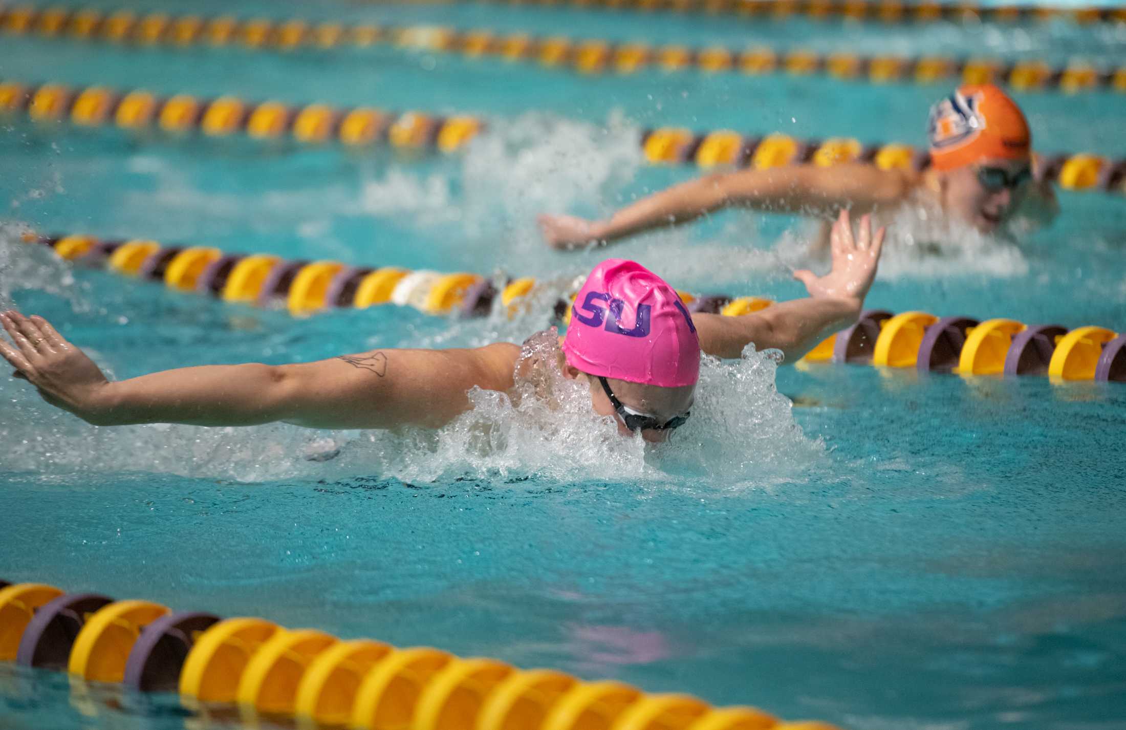 PHOTOS: LSU swim falls to Auburn