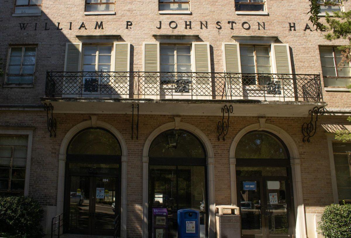 Johnston Hall sits Friday, Sept. 30, 2022, on LSU's campus in Baton Rouge, La.