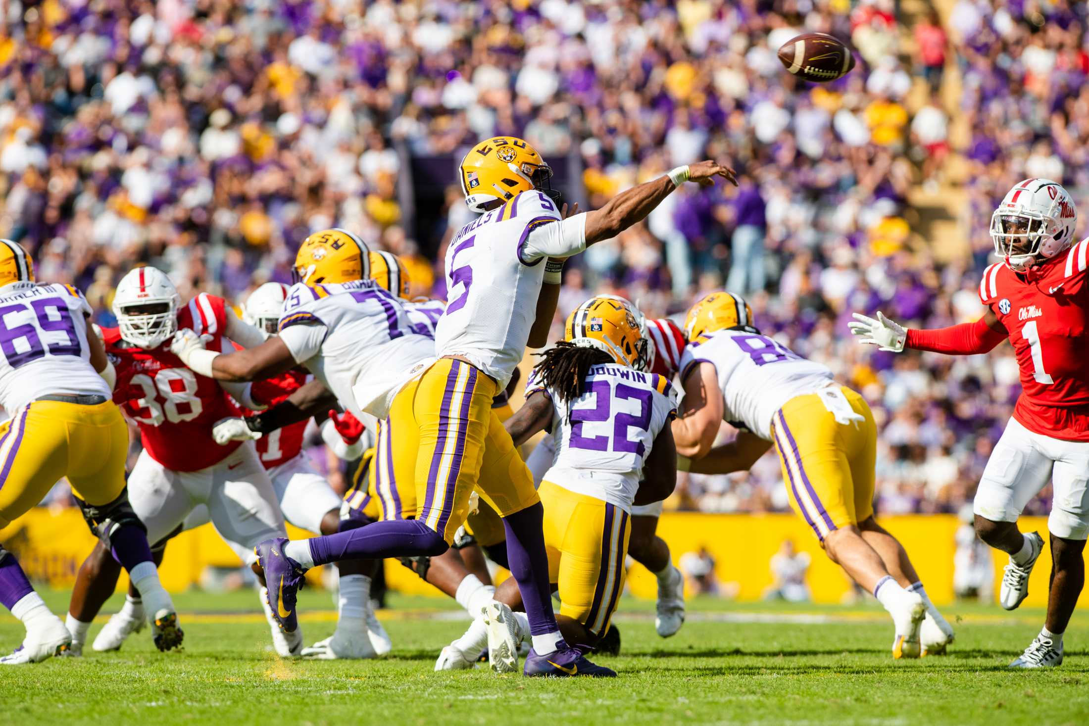 PHOTOS: Football defeats Ole Miss 45-20 in Homecoming game