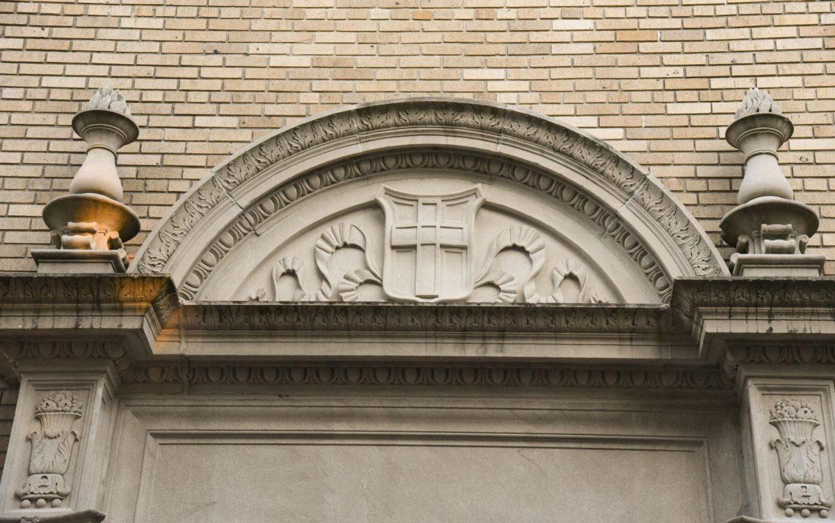 Church architecture sits on Wednesday, Oct. 19, 2022, on Highland street in Baton Rouge, La.