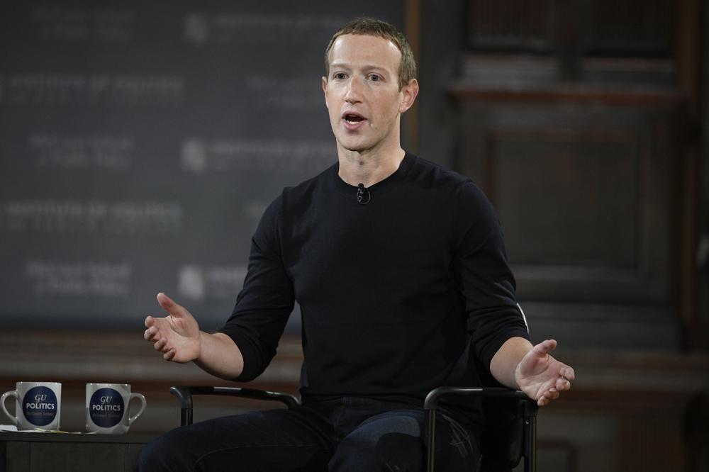 FILE - Facebook CEO Mark Zuckerberg speaks at Georgetown University in Washington, Thursday, Oct. 17, 2019. Facebook parent Meta is laying off 11,000 people, about 13% of its workforce, as it contends with faltering revenue and broader tech industry woes, Zuckerberg said in a letter to employees Wednesday.&#160;