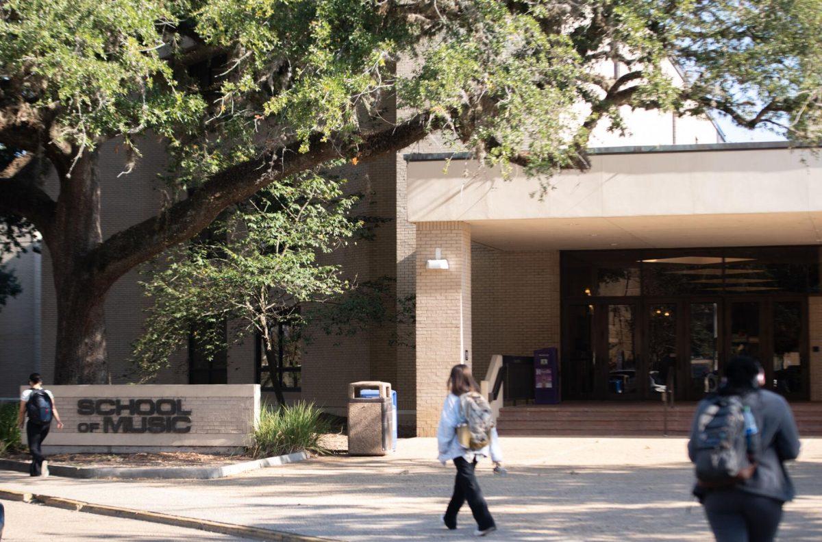 The School of Music sits on Wednesday, Nov. 2, 2022, at LSU's campus in Baton Rouge, La.