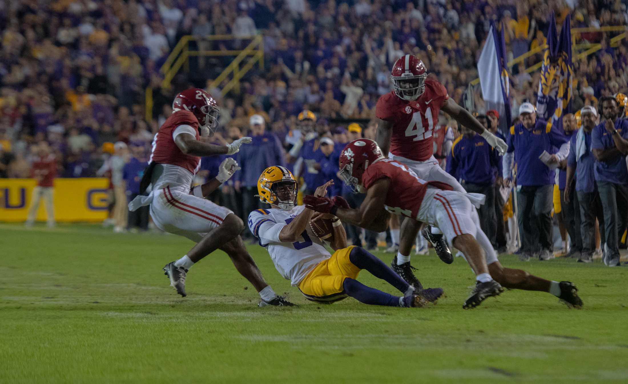 PHOTOS: LSU football defeats Alabama 32-31 in overtime