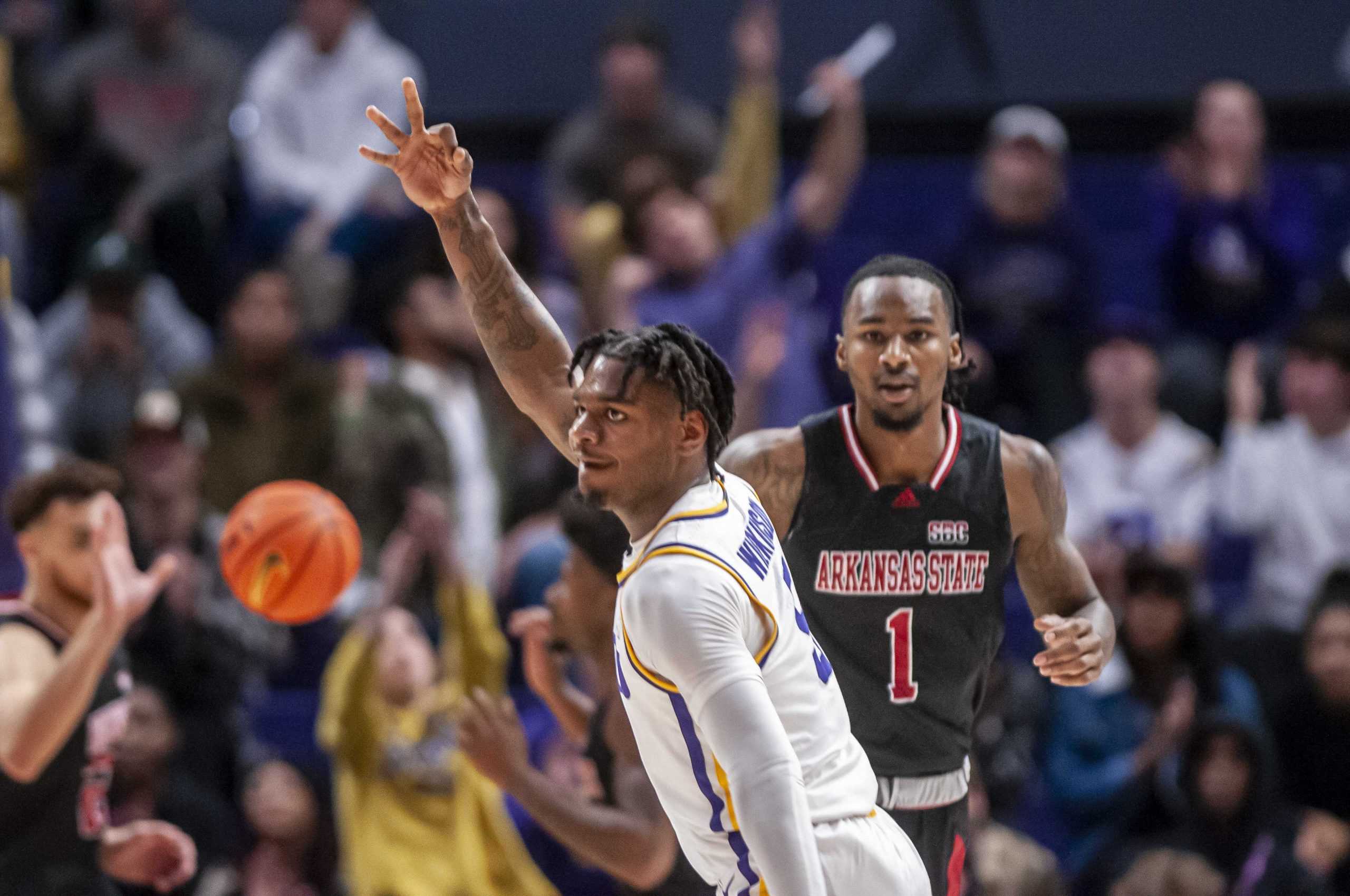 PHOTOS: LSU men's basketball defeats Arkansas State 61-52