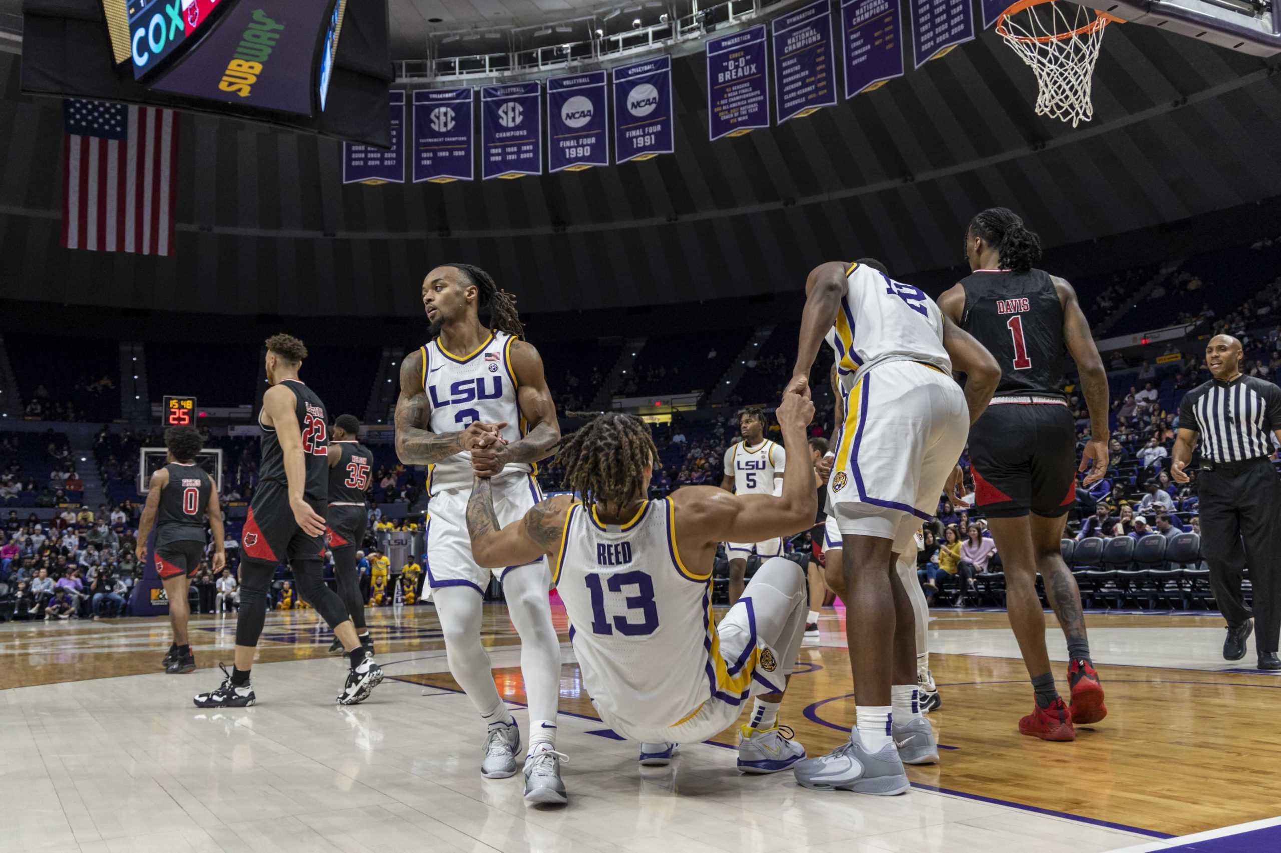 PHOTOS: LSU men's basketball defeats Arkansas State 61-52