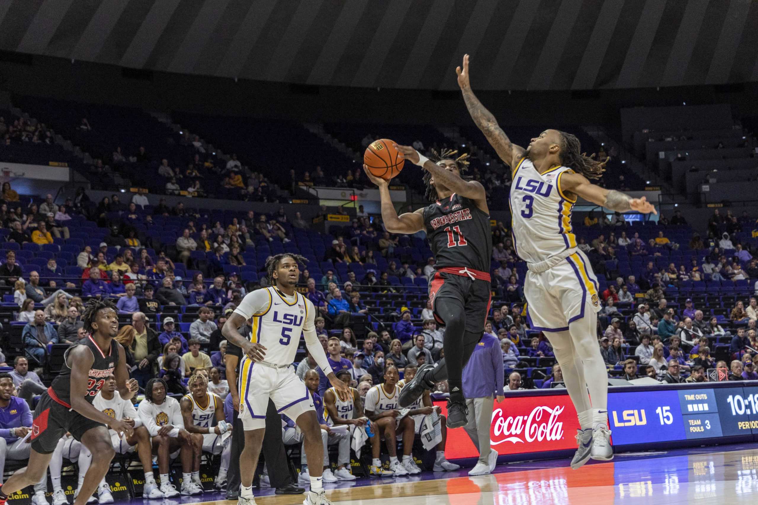 PHOTOS: LSU men's basketball defeats Arkansas State 61-52