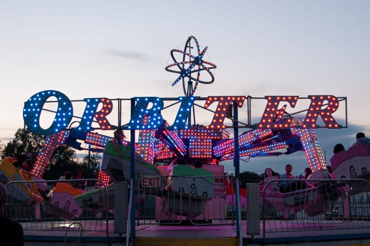 The "Orbiter" ride excites guests at the Greater Baton Rouge State Fair on Sunday, Oct. 30, 2022, at the Lamar Dixon Expo Center in Gonzales, La.